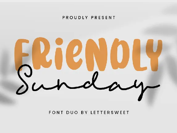 Friendly Sunday Sans font