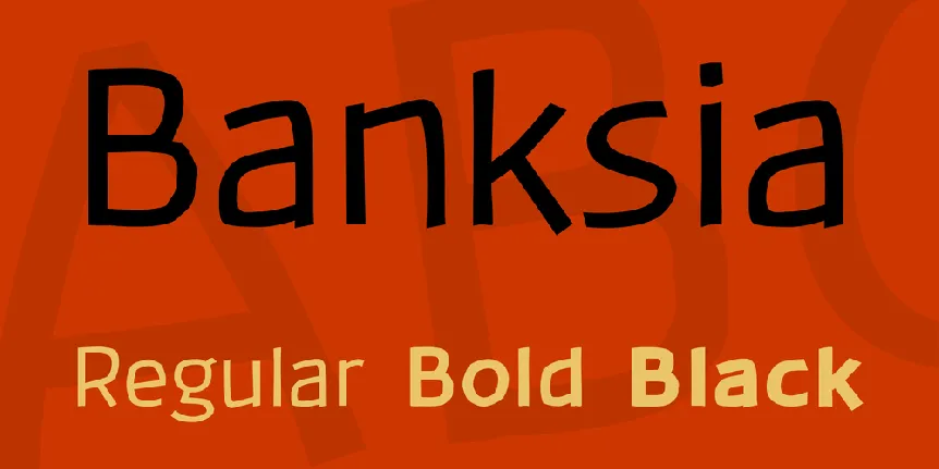 Banksia font