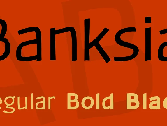 Banksia font