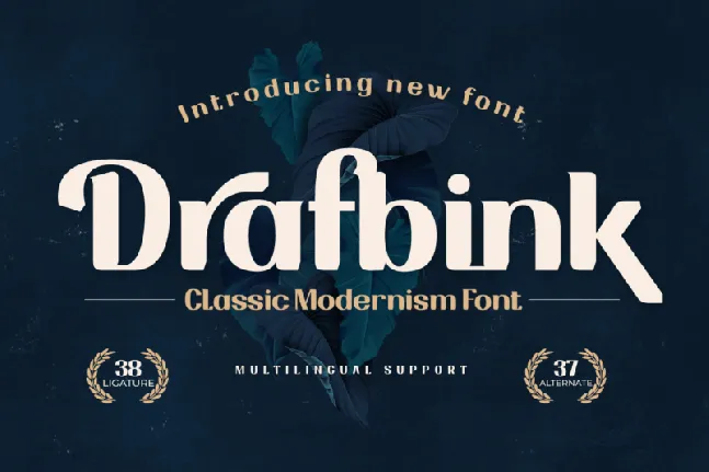 Drafbink font