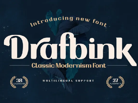 Drafbink font