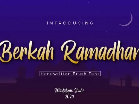 Berkah Ramadhan Script font