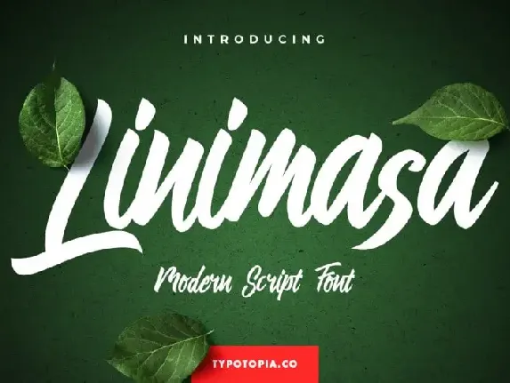 Linimasa Brush font