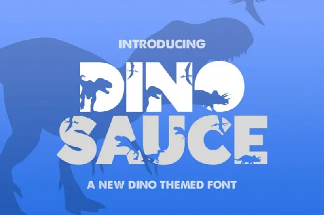 Dinosauce Typeface font