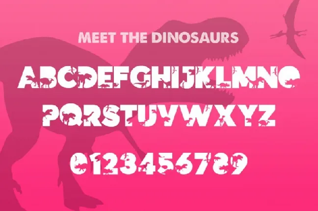 Dinosauce Typeface font