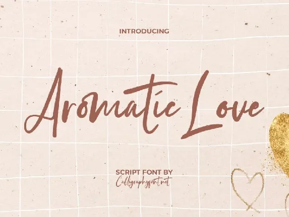 Aromatic Love Demo font