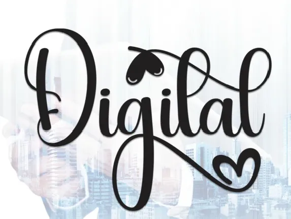 Digital Calligraphy font