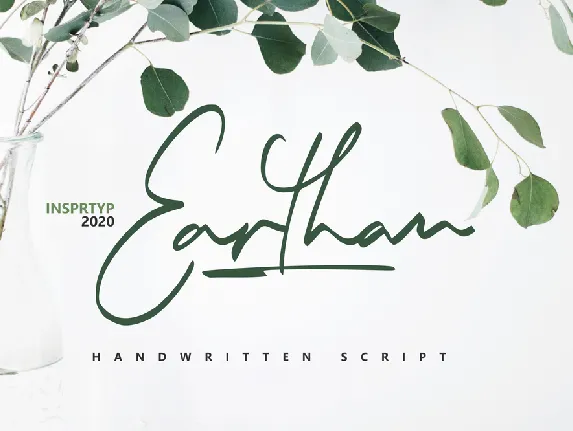 Earthan FREE font