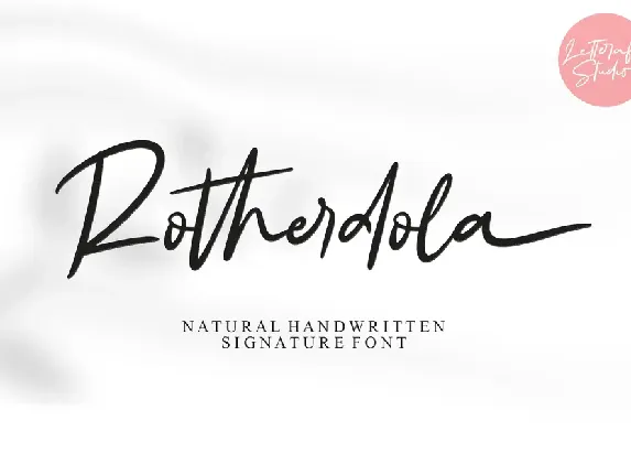 Rotherdola - Personal Use font