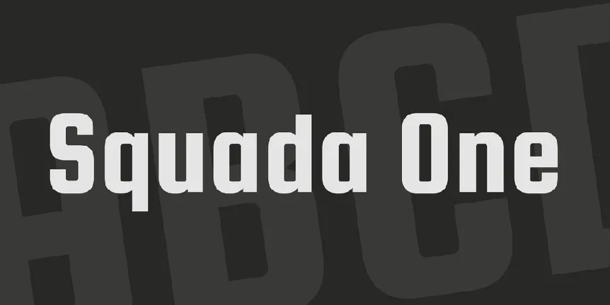 Squada One font