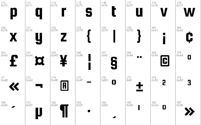 Squada One font