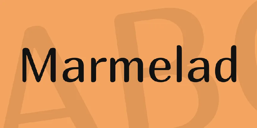 Marmelad font