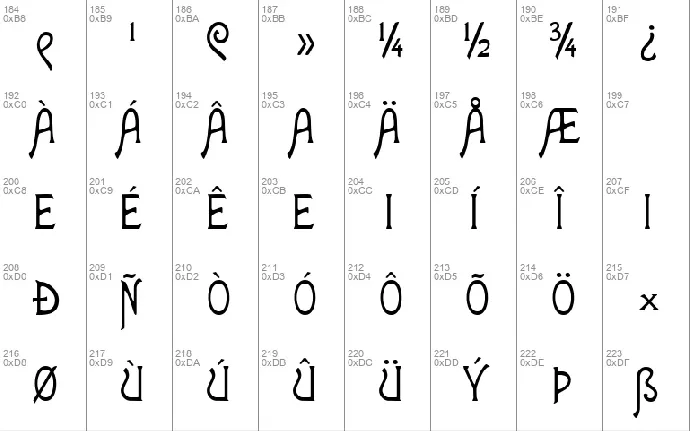 Lansbury FG font