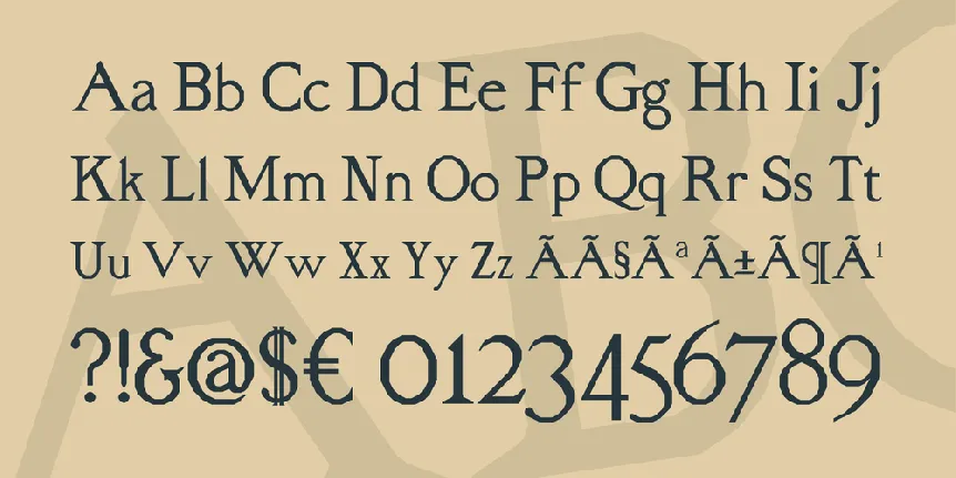 RM Almanack font