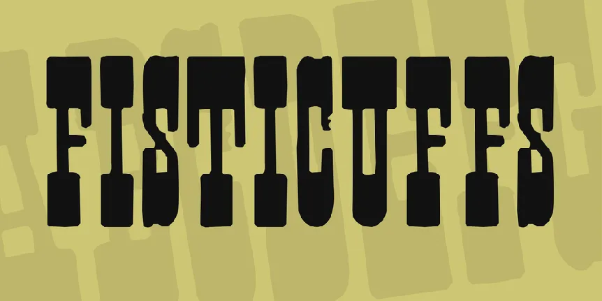 Fisticuffs font