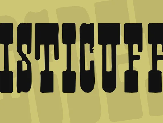 Fisticuffs font