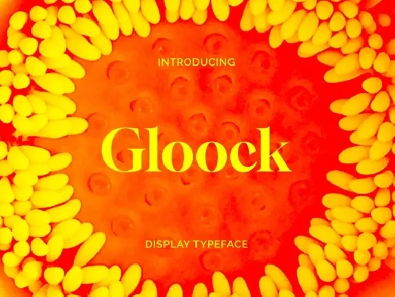 Gloock font