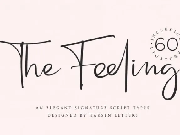 The Feeling Handwritten font