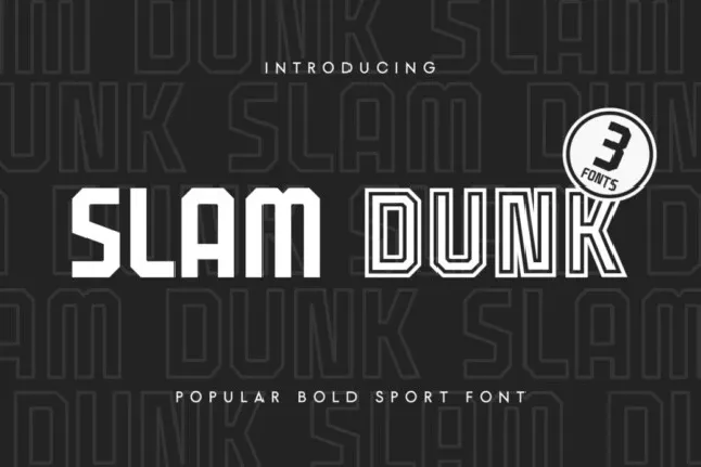 Slam Dunk font