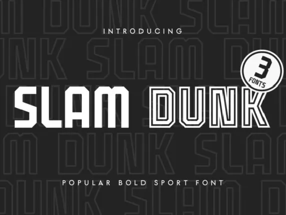 Slam Dunk font