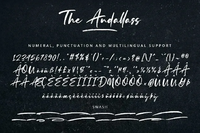 The Andallass font