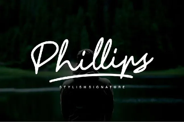 Phillips Signature font