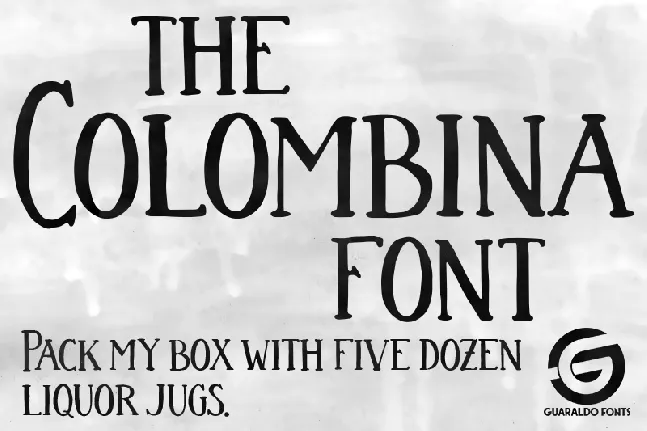 Colombina Personal Use font