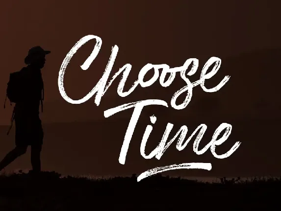 Choose Time font