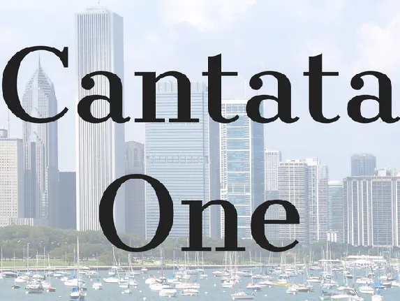 Cantata One font