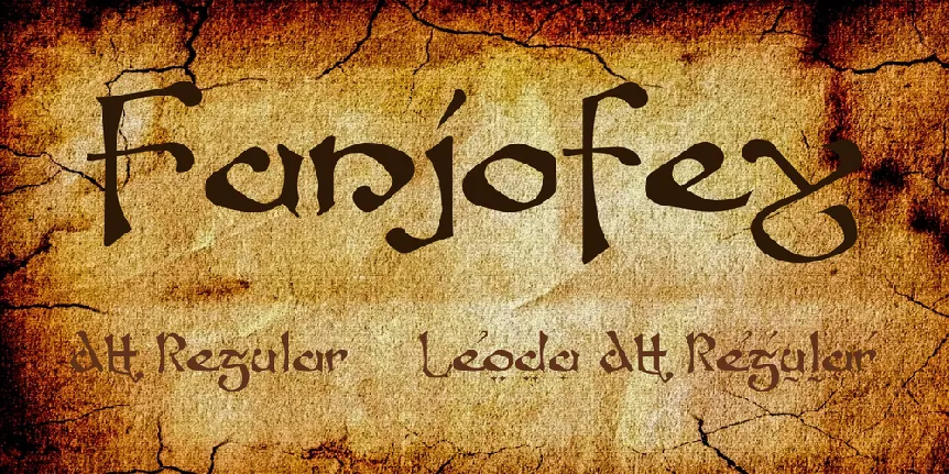 Fanjofey font