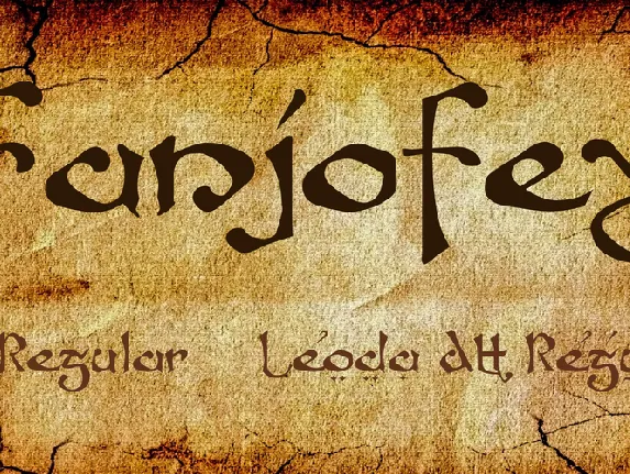 Fanjofey font