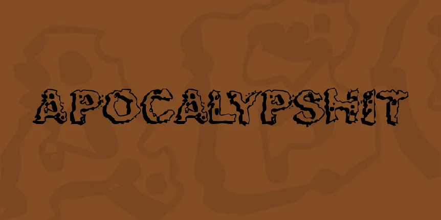 Apocalypshit font