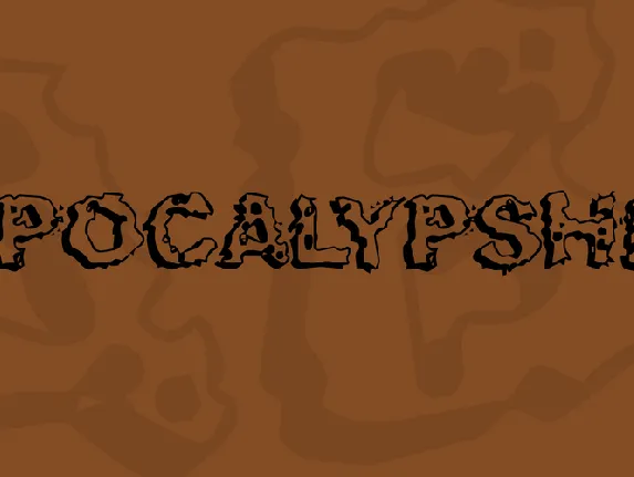 Apocalypshit font