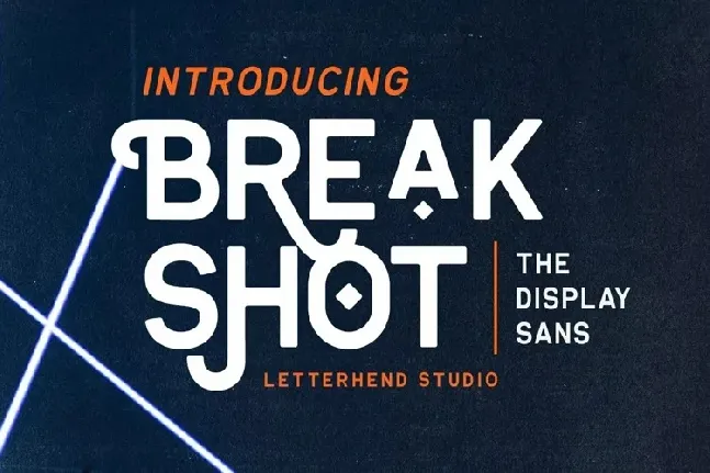 Breakshot font