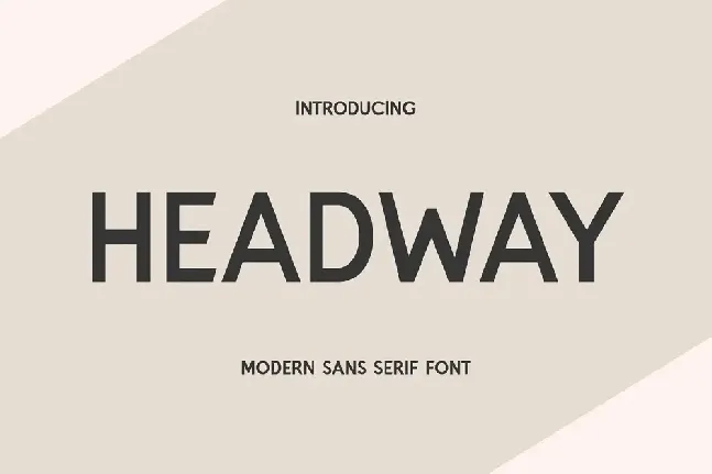 Headway font