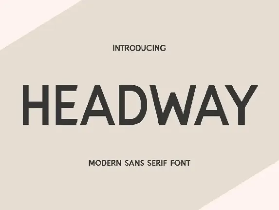 Headway font