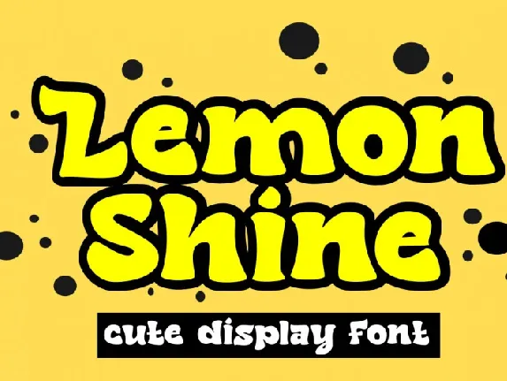 lemon Shine font