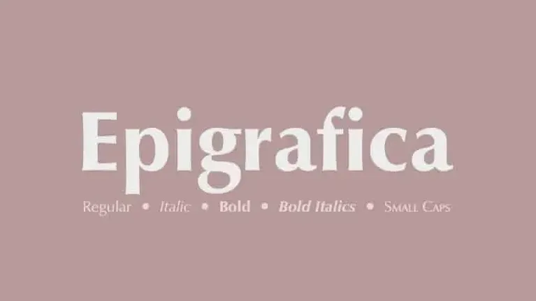 Epigrafica Sans Serif font