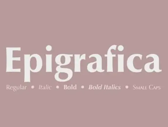 Epigrafica Sans Serif font