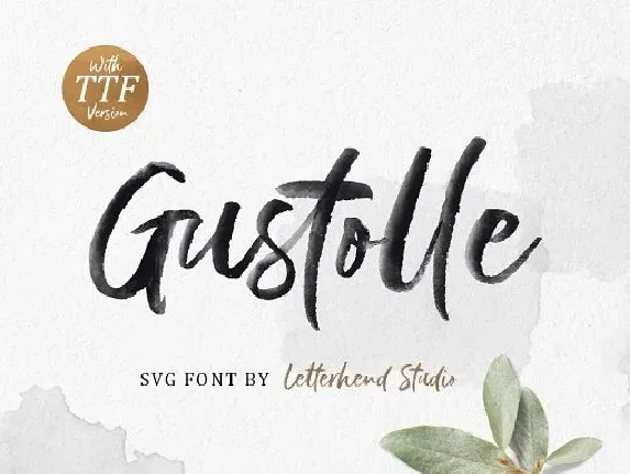 Gustolle SVG font