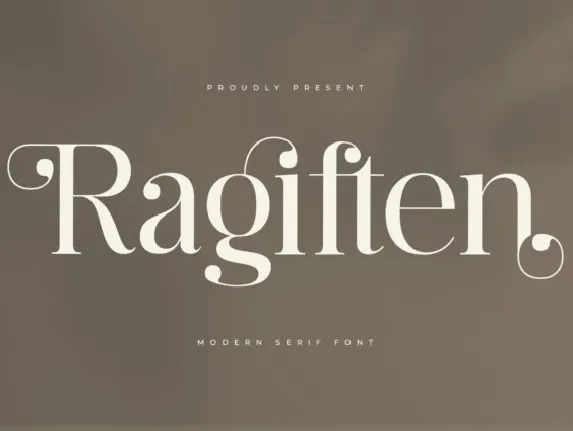 Ragiften font