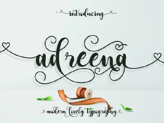 Adreena Script Free font