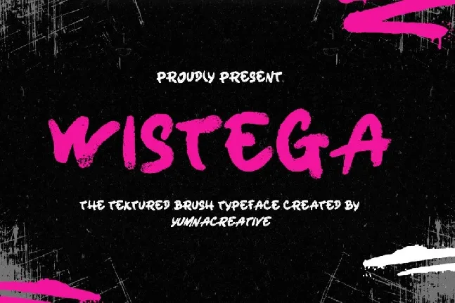 Wistega font