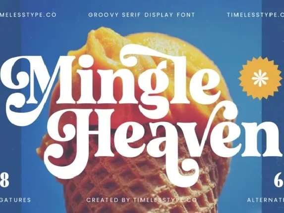 Mingle Heaven font