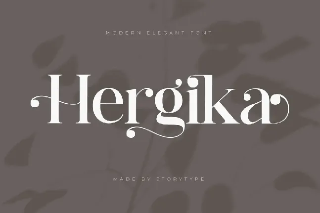 Hergika font