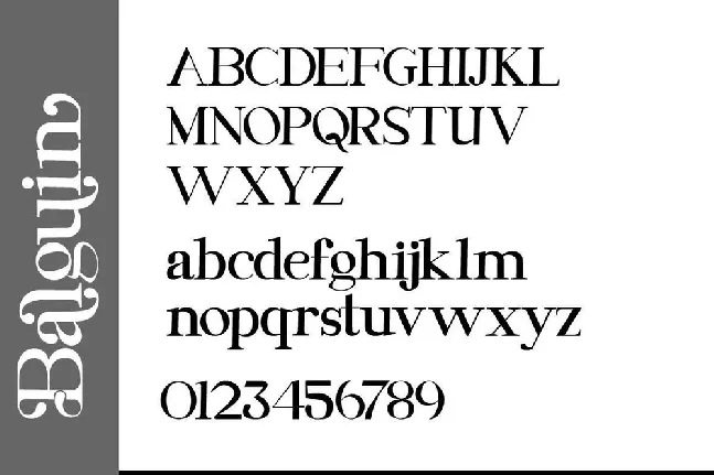 Balguin font