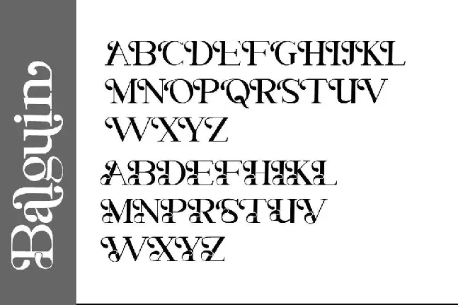 Balguin font