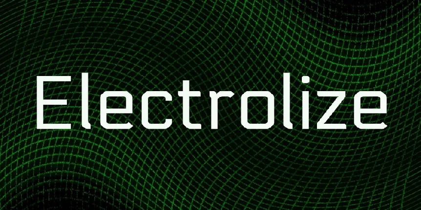 Electrolize font