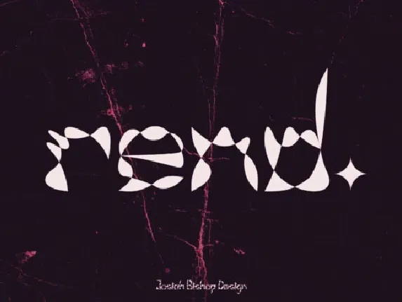 Rend. Display font