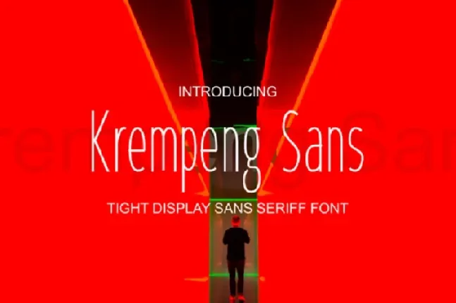 Krempeng Sans font